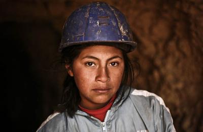 Niños mineros en Potosí
